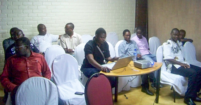 Soyapi Mumba setting up