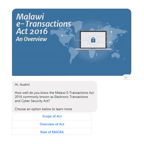 Malawi eTransaction Communications Act