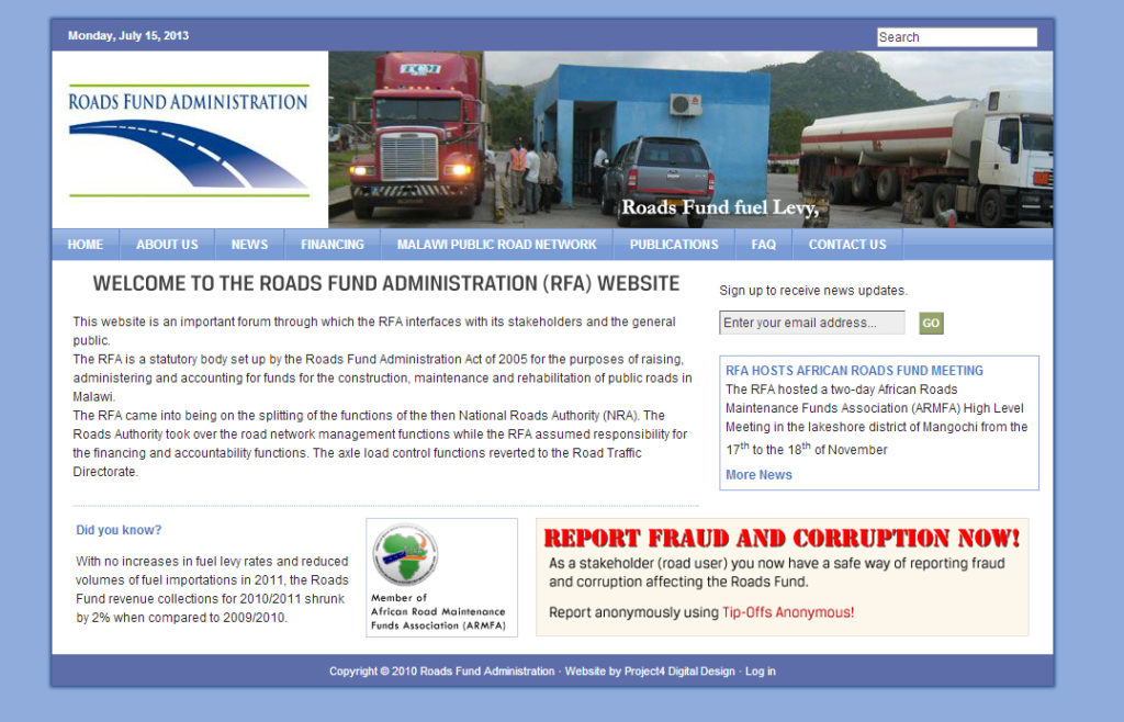 Roads Fund Administration