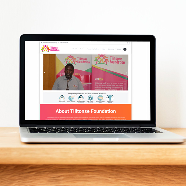 Tilitonse Foundation website