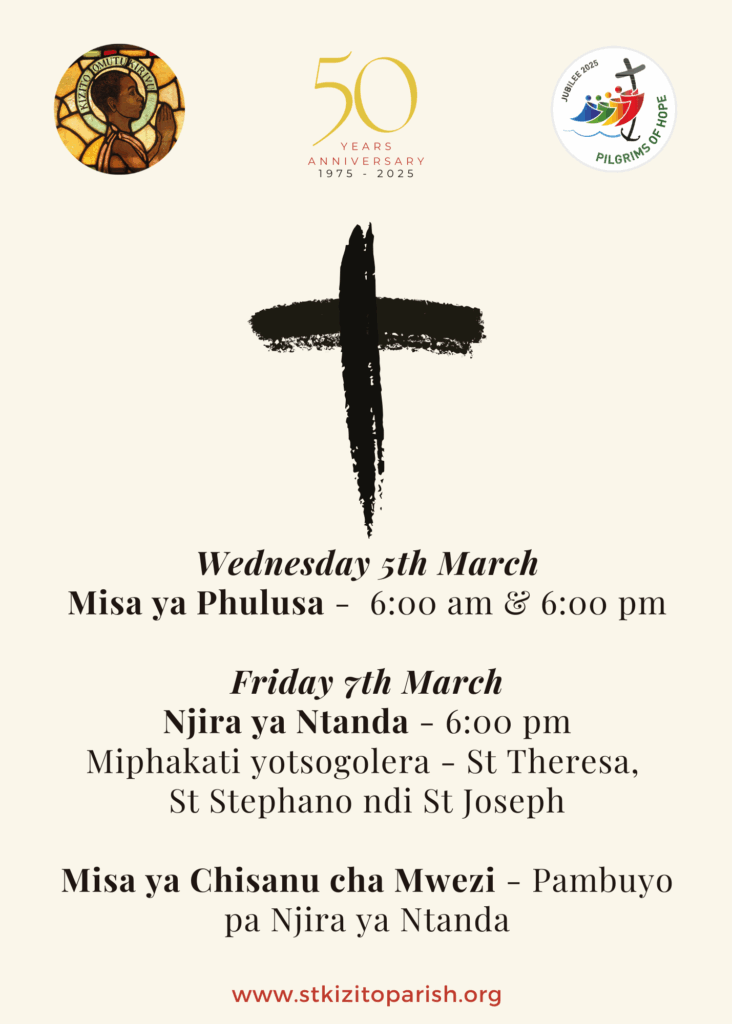 St Kizito ash wednesday