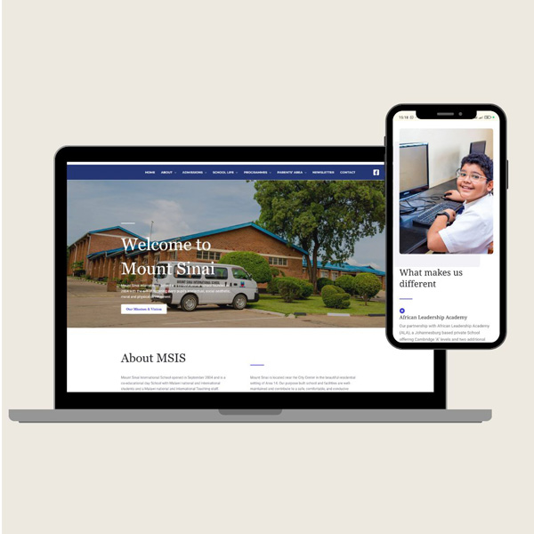 Mount Sinai International School website