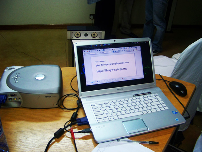 Our low-tech setup