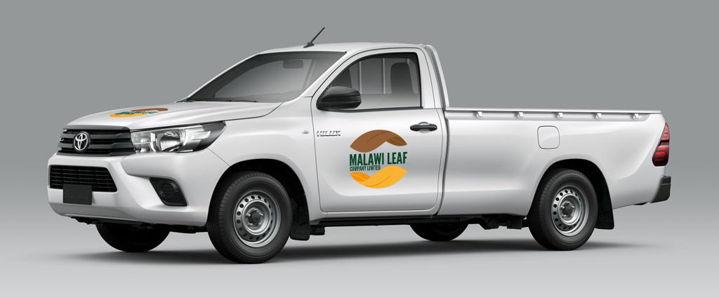 Malawi Leaf Company car branding