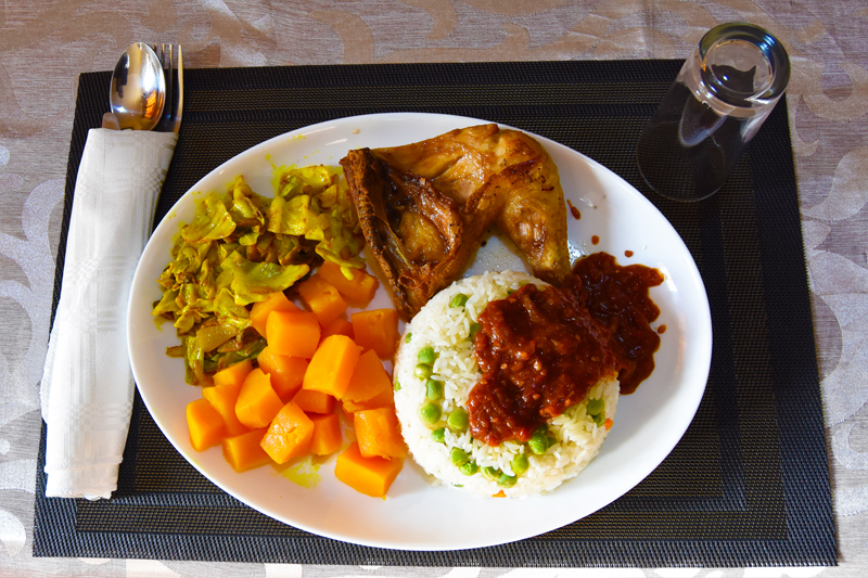 Annavilla7 aparthotel meal