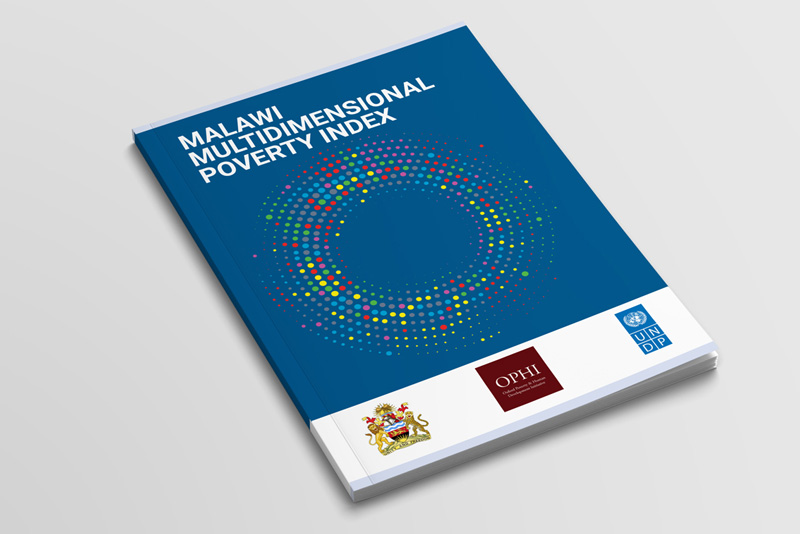 Malawi Multidimensional Poverty Index report, a UNDP publication design project