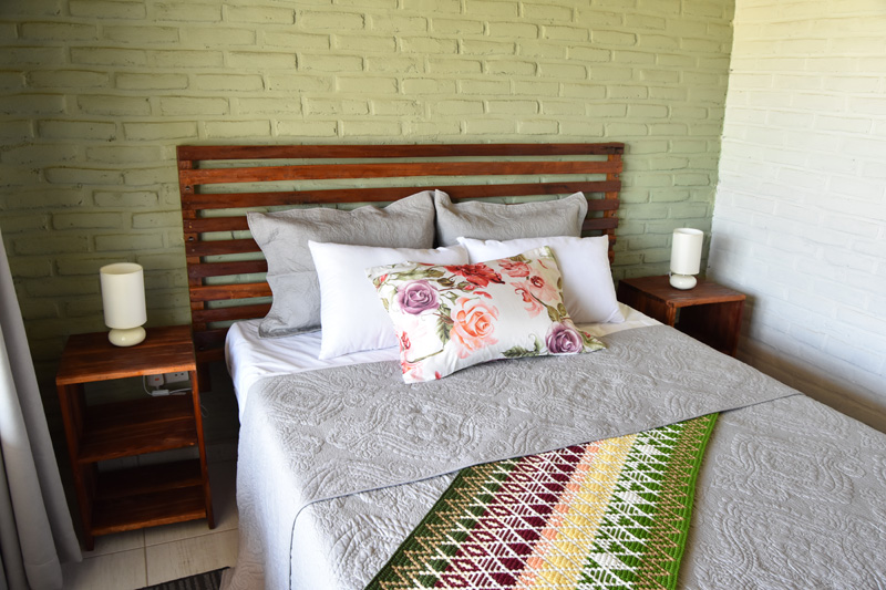 bed in Katawa Cottage