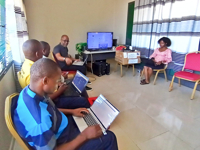Luntha television staff training