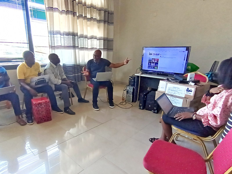 Luntha Television Malawi Staff Website Presence Training 2